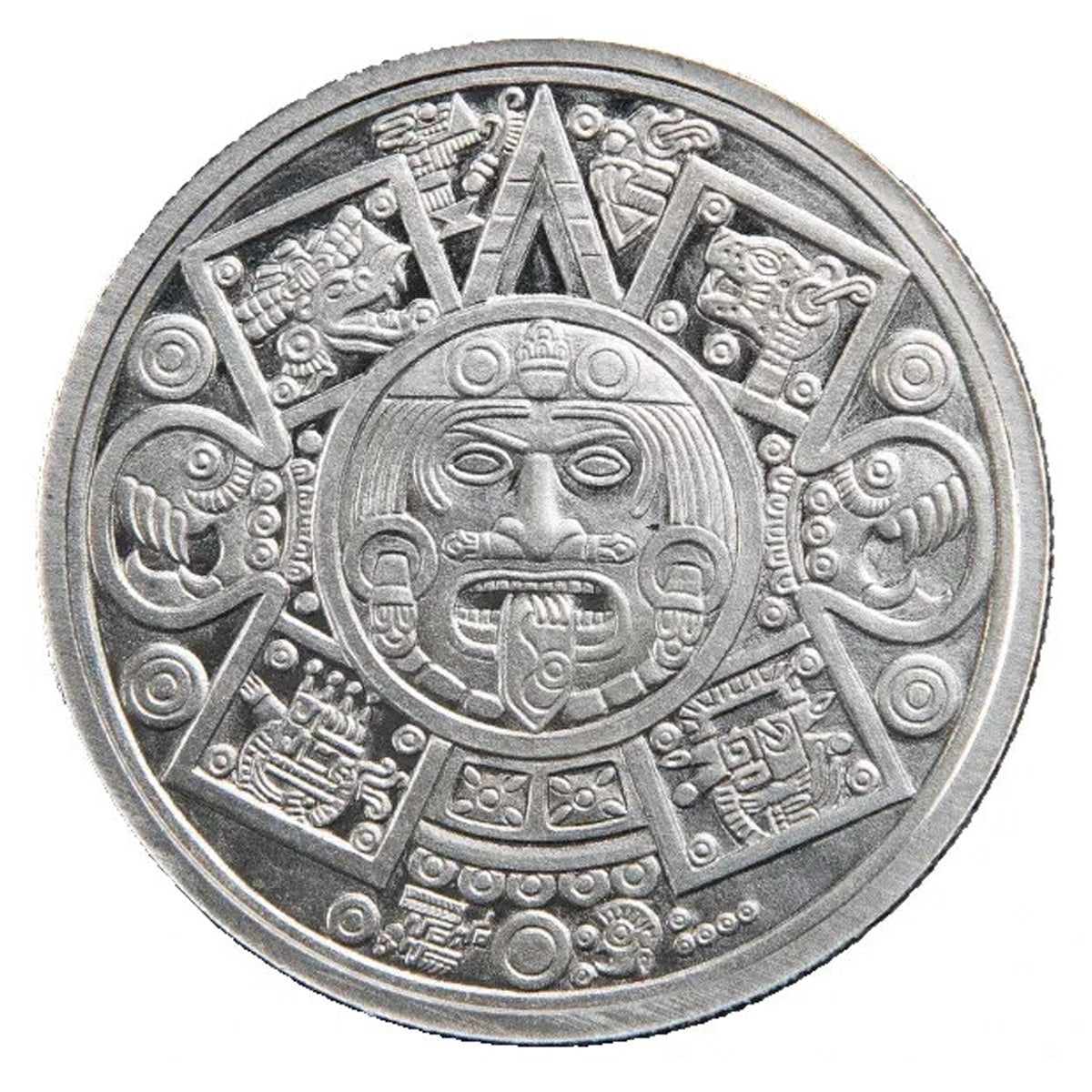 CSM Eagle Aztec Warrior 1oz .999 Silver Round (No Tax) Rim Scuffs