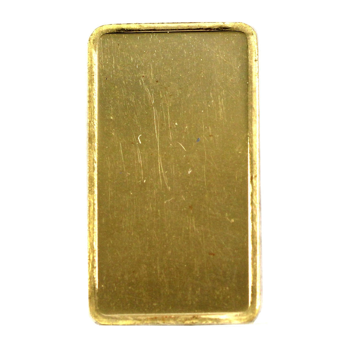 Vintage JM Johnson Matthey 5g Gold Bar - Blank Back/No Serial # (No Tax) May be Lightly Toned