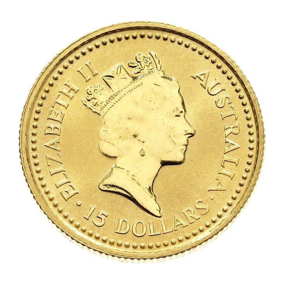 1988 Australia $15 Nugget (Little Hero) 1/10oz .9999 Fine Gold (No Tax)
