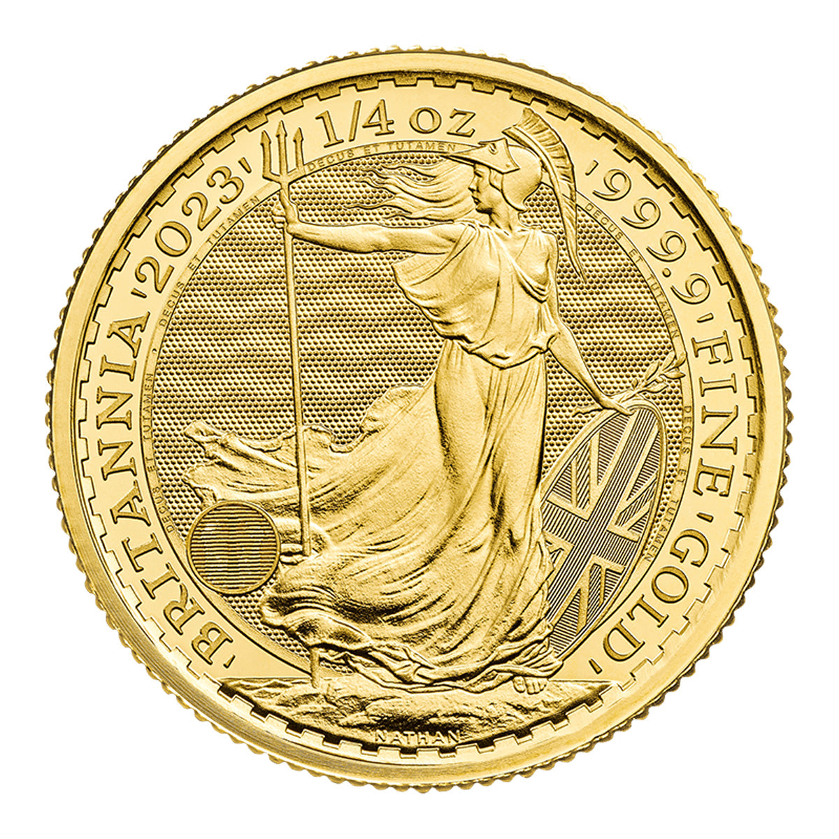 2023 Great Britain 25-Pounds Britannia 1/4oz Gold (No Tax) - King Charles III Effigy
