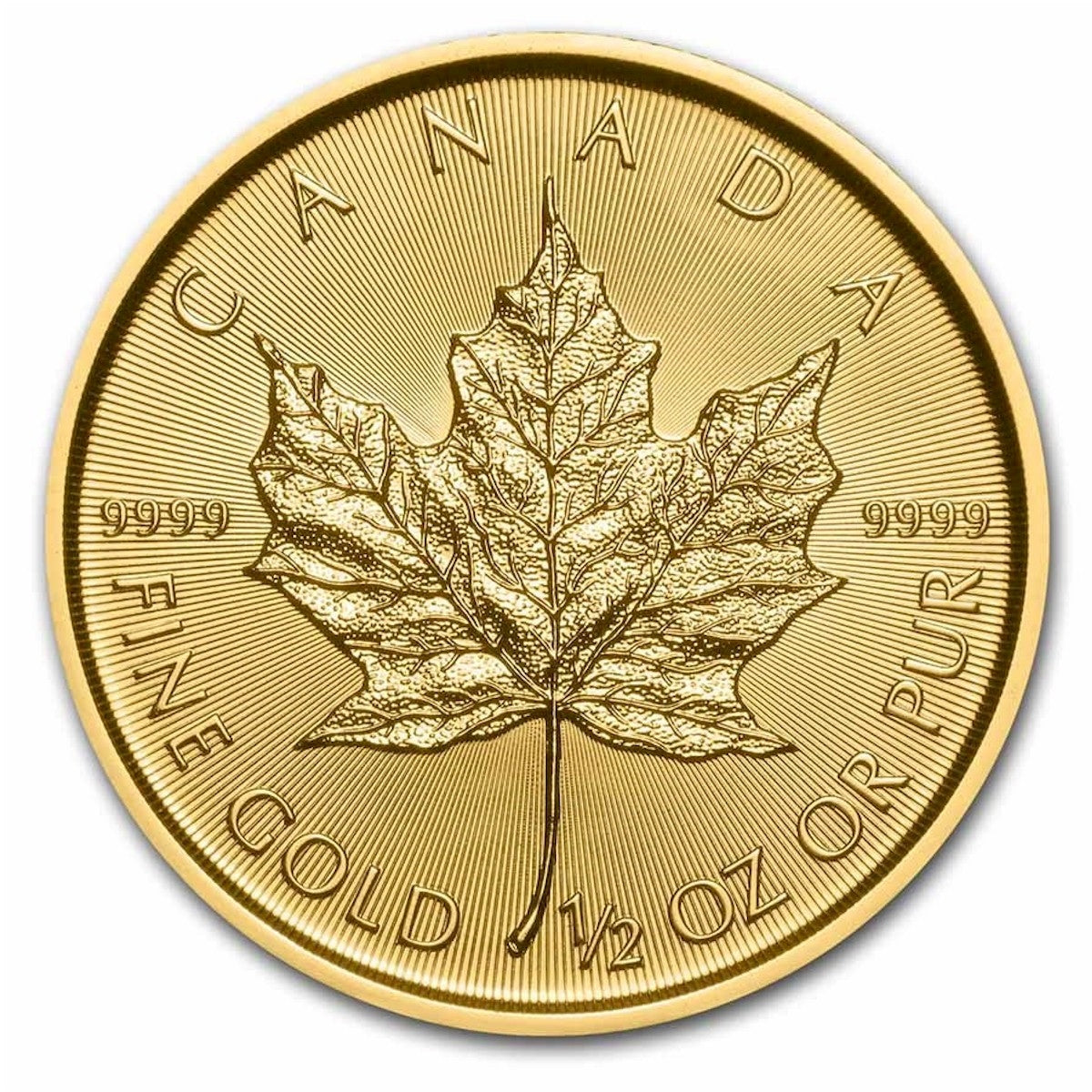 2022 Canada $20 1/2oz 9999 Gold Maple Leaf (No Tax) NO CREDIT CARD OR PAYPAL.