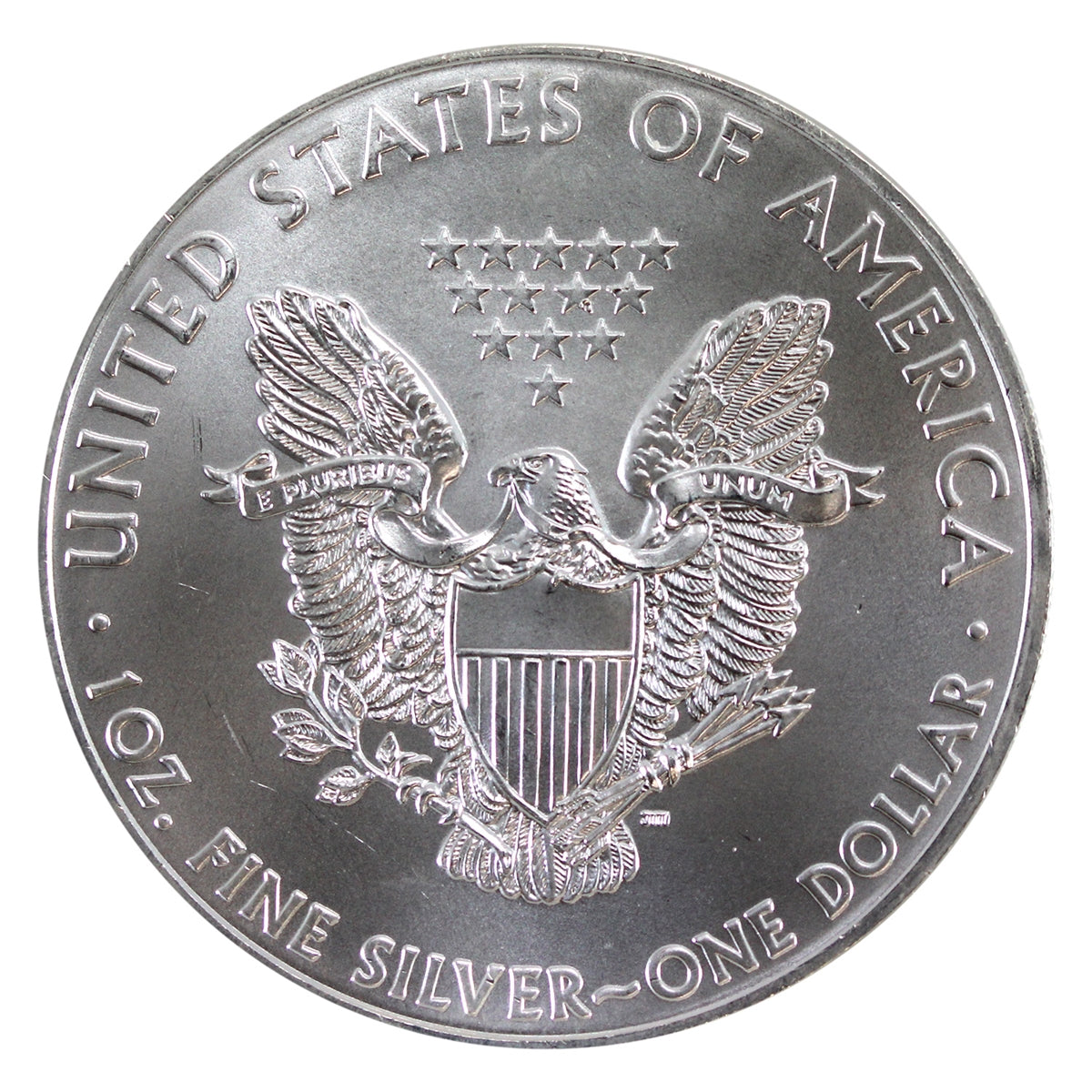 2011 United States $1 American Eagle 1oz. .999 Silver (No Tax) Light toning