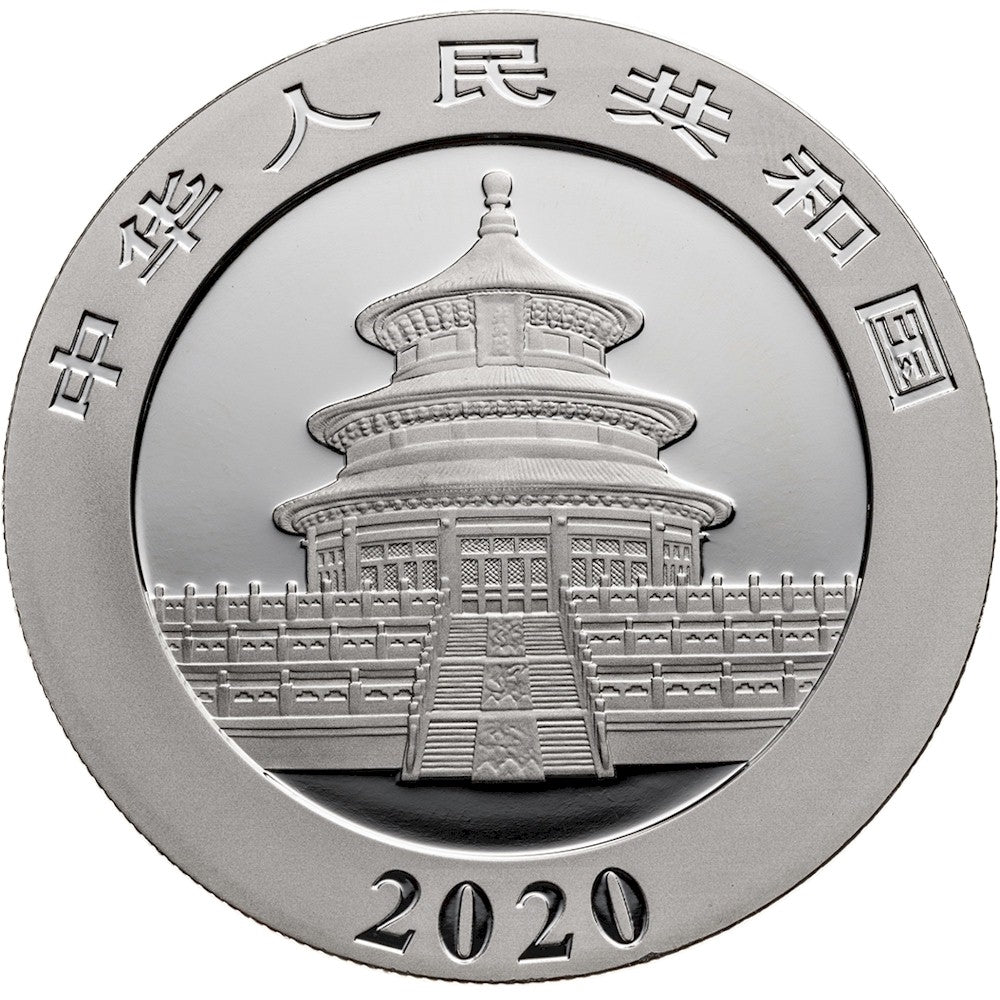2020 10Y China Panda 30g .999 Silver (No Tax) May have light toning