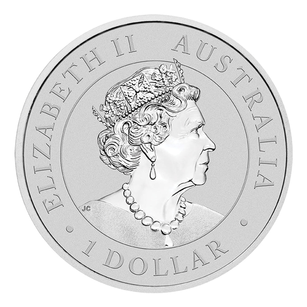 2021 Australia $1 Emu 1oz. .999 Silver Coin (No Tax) Capsule Scr.