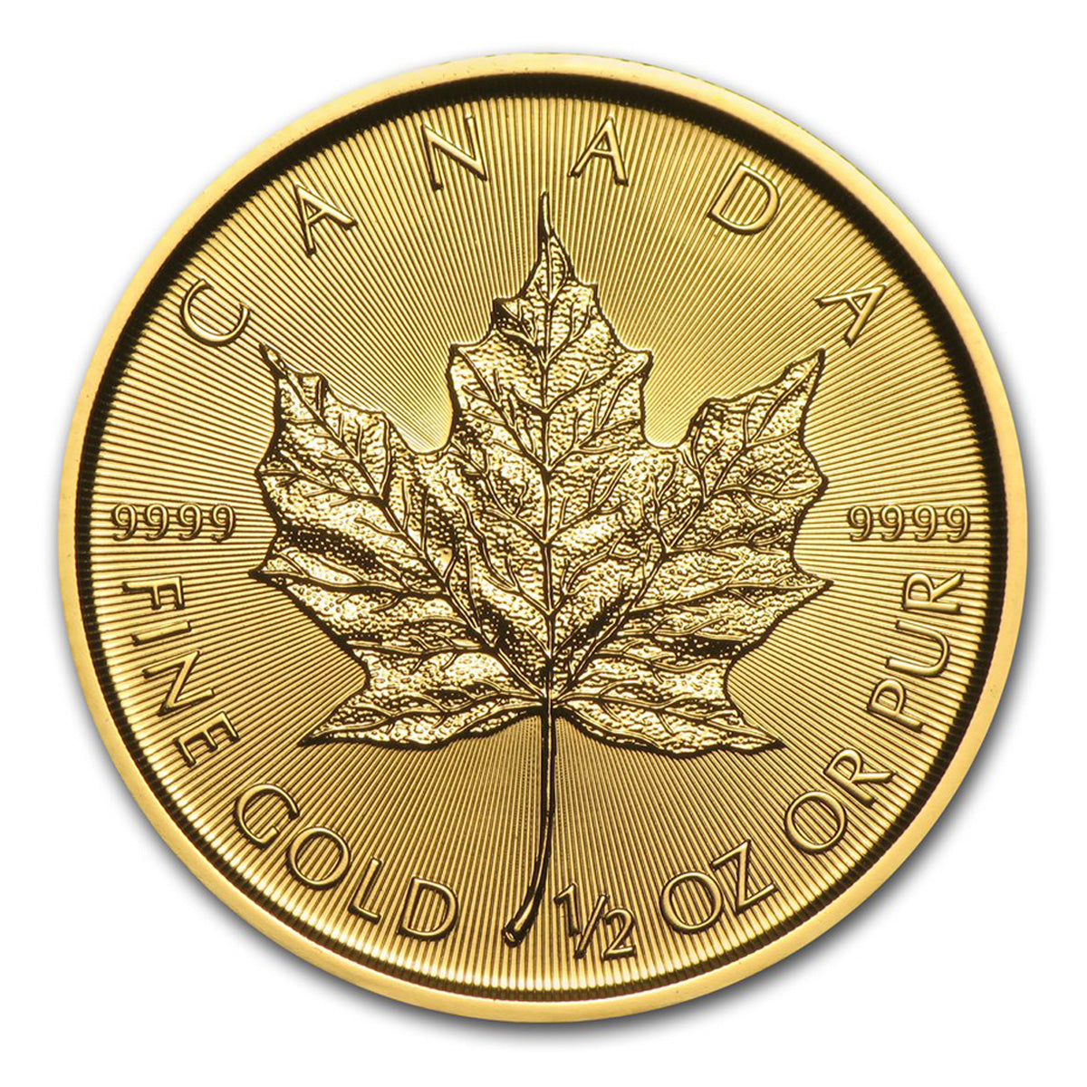 2017 Canada $20 1/2oz .9999 Gold Maple Leaf (No Tax)