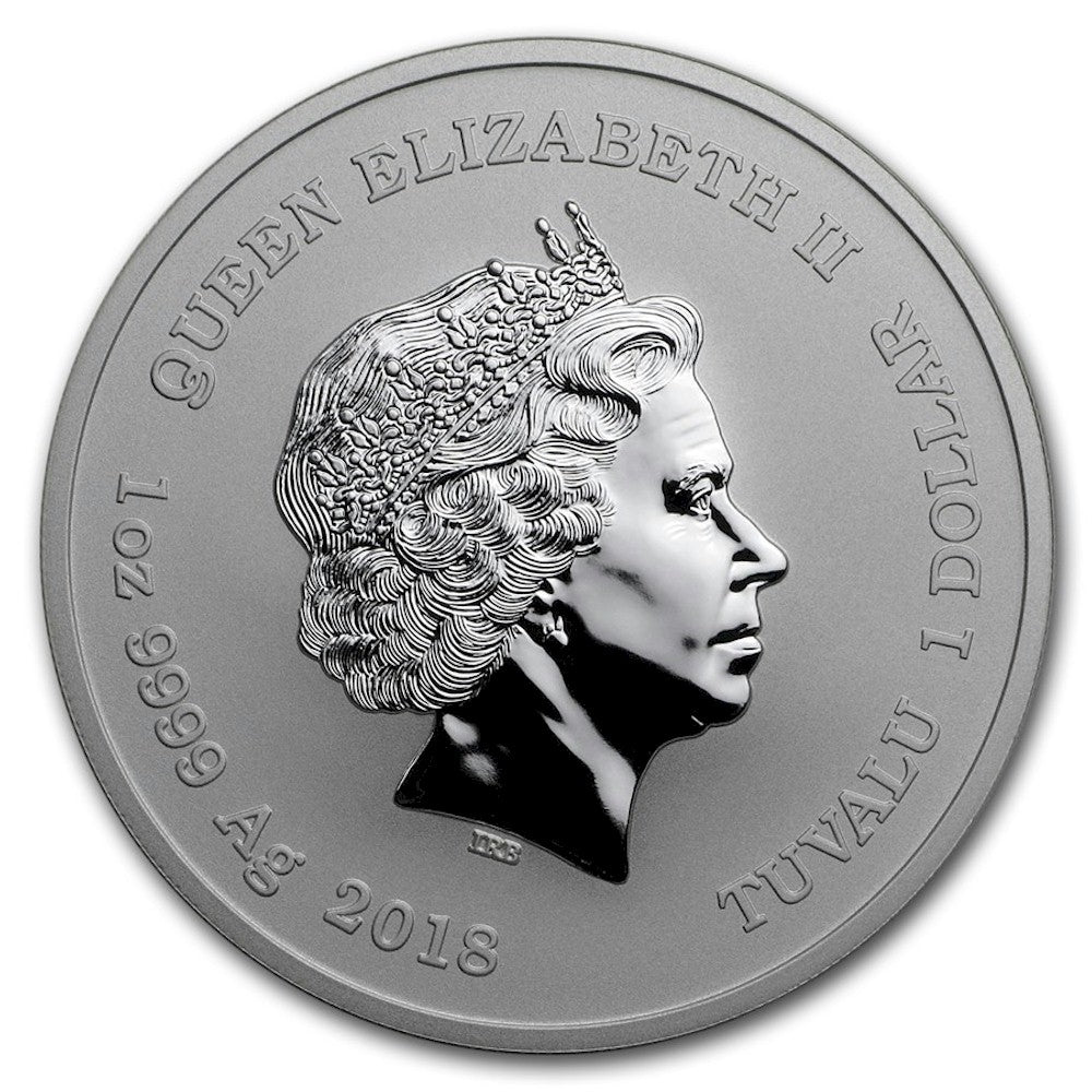 2018 Niue $1 Marvel Series - Iron Man 1oz. .999 Silver (No Tax) Lightly Scratched Capsule