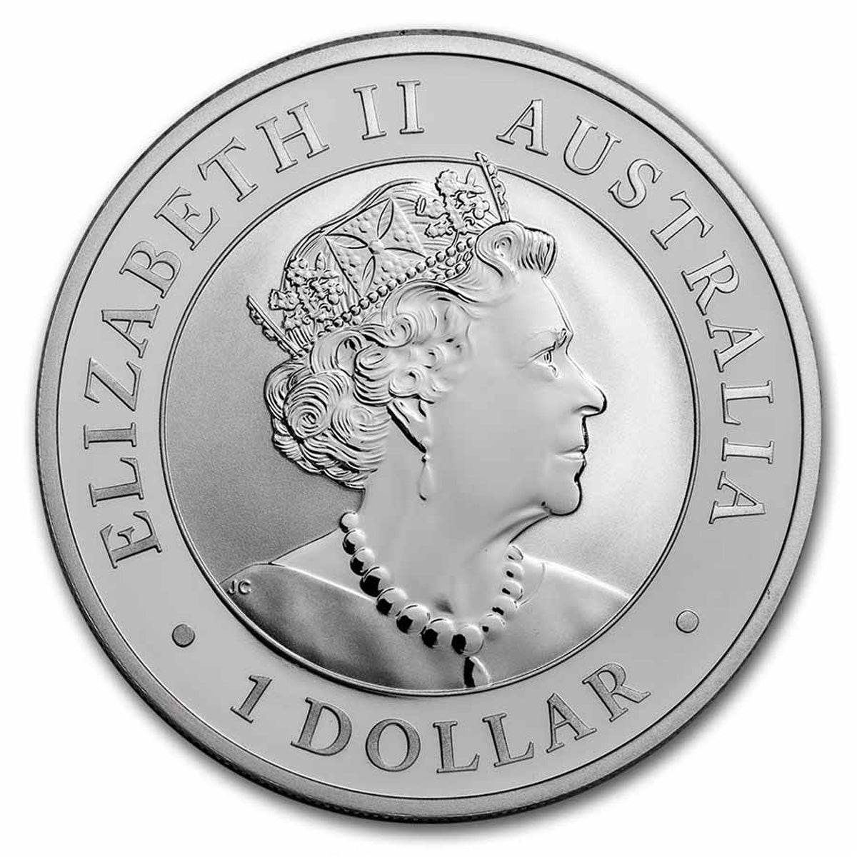 2022 $1 Australian Brumby 1oz. .9999 Fine Silver Coin (No Tax) Hairline Scr. Capsule