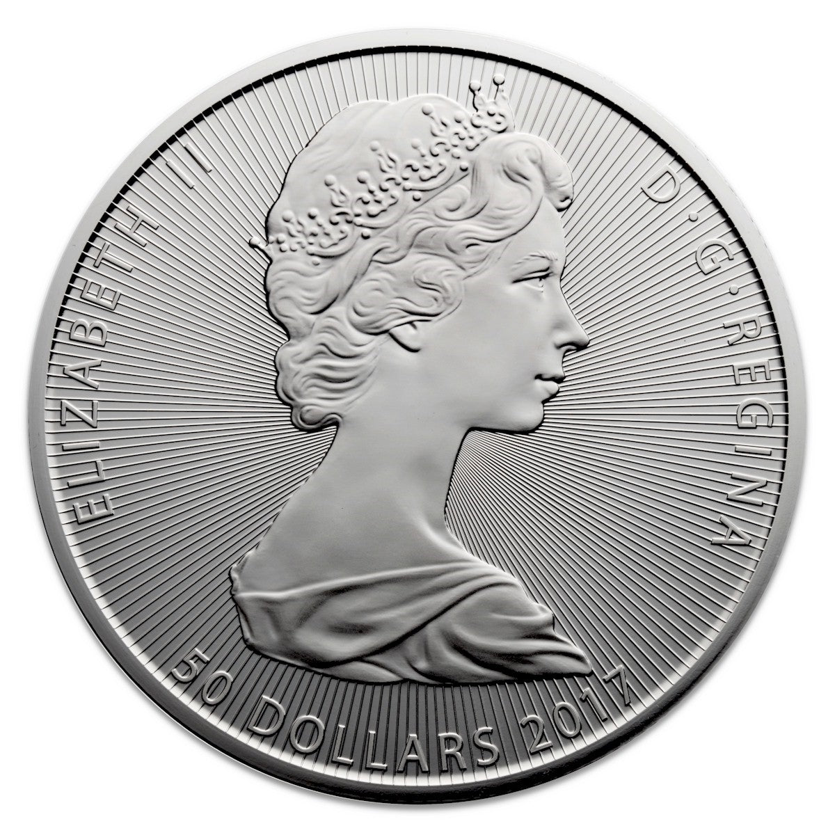 2017 $50 Canada the Great: Niagara Falls 10oz Silver Coin (No Tax) Scuff/Scr. Capsule