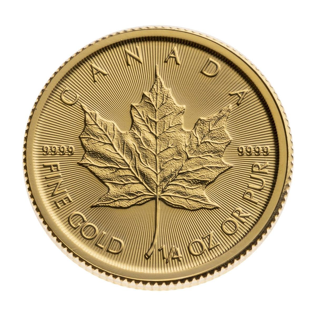 2022 Canada $10 1/4oz. 9999 Gold Maple Leaf (TAX Exempt)