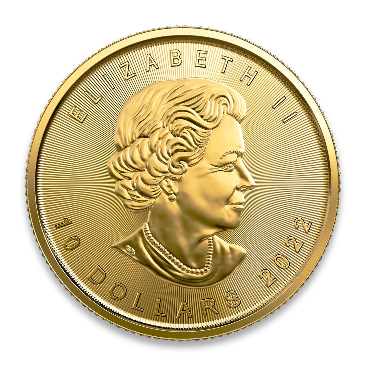 2022 Canada $10 1/4oz. 9999 Gold Maple Leaf (TAX Exempt)