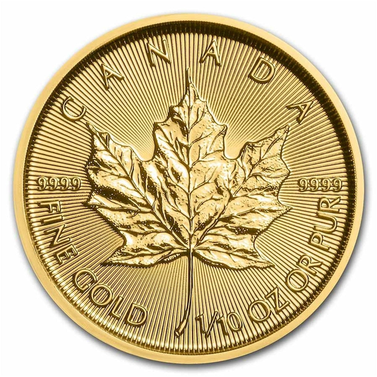 2022 Canada $5 1/10oz 9999 SEALED Gold Maple Leaf (TAX Exempt)