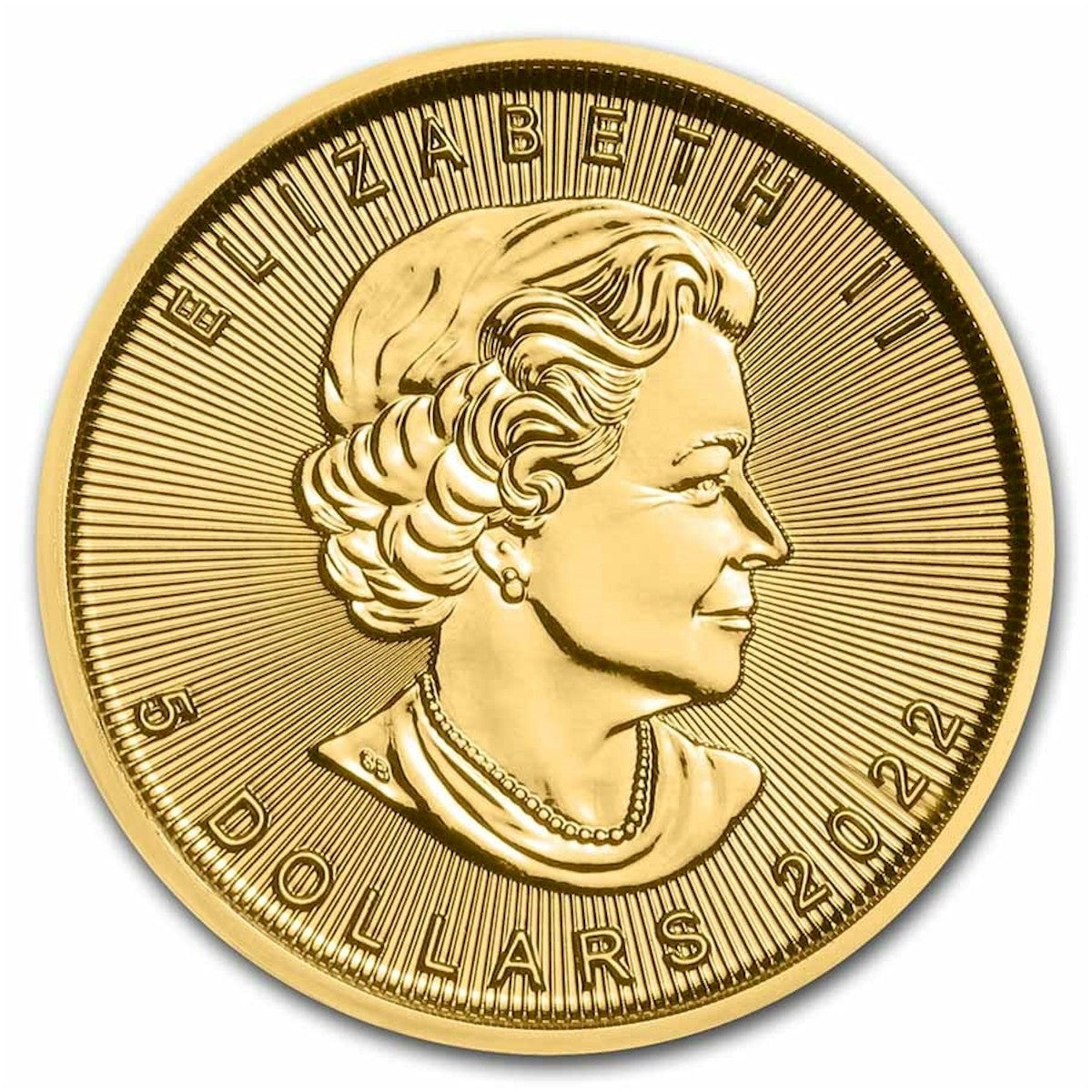 2022 Canada $5 1/10oz 9999 SEALED Gold Maple Leaf (TAX Exempt)