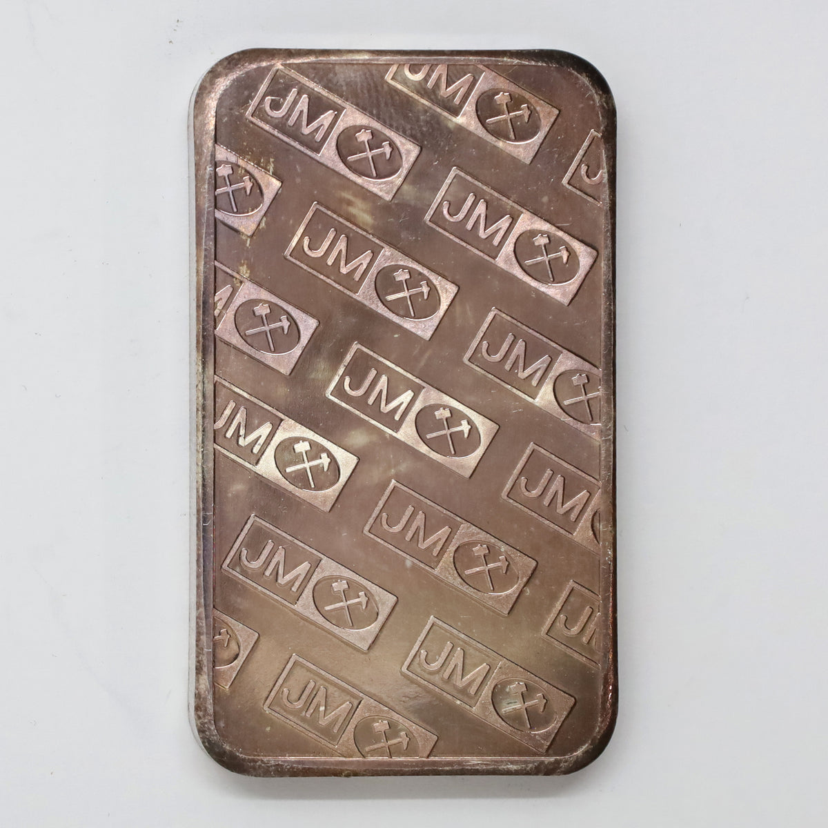 JM Johnson Matthey USA 5oz .999 Silver Bar (No Tax) Light Toning