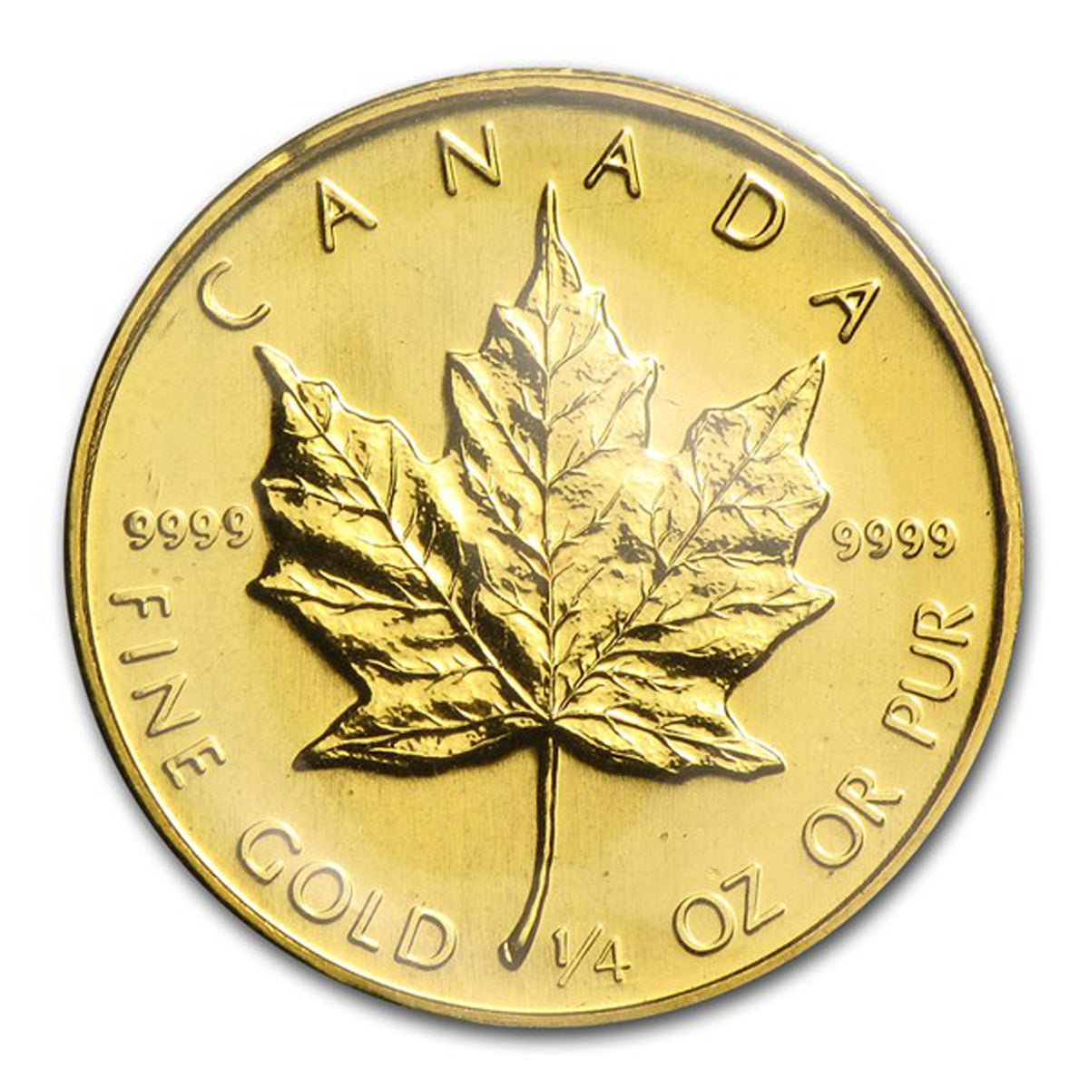 1984 Canada $10 1/4oz .9999 Gold Maple Leaf (TAX Exempt)
