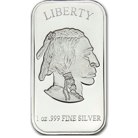 United States Buffalo Bar (Silvertowne) 1oz. .999 Silver (TAX Exempt)