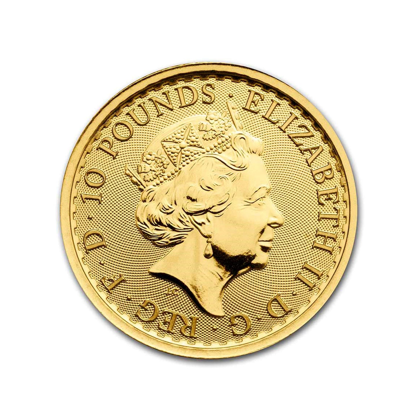 2021 Great Britain £10 Britannia 1/10oz .9999 Fine Gold (No Tax)