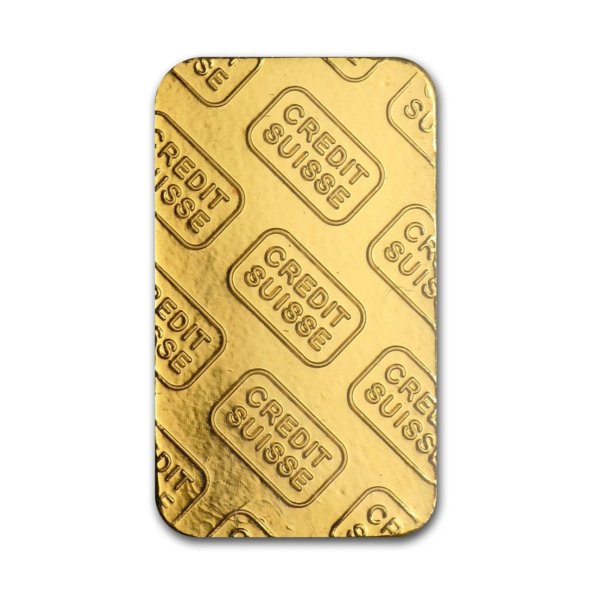 Credit Suisse (Vintage Design) 5g .9998 Fine Gold Bar (No Tax) - Rim Toning