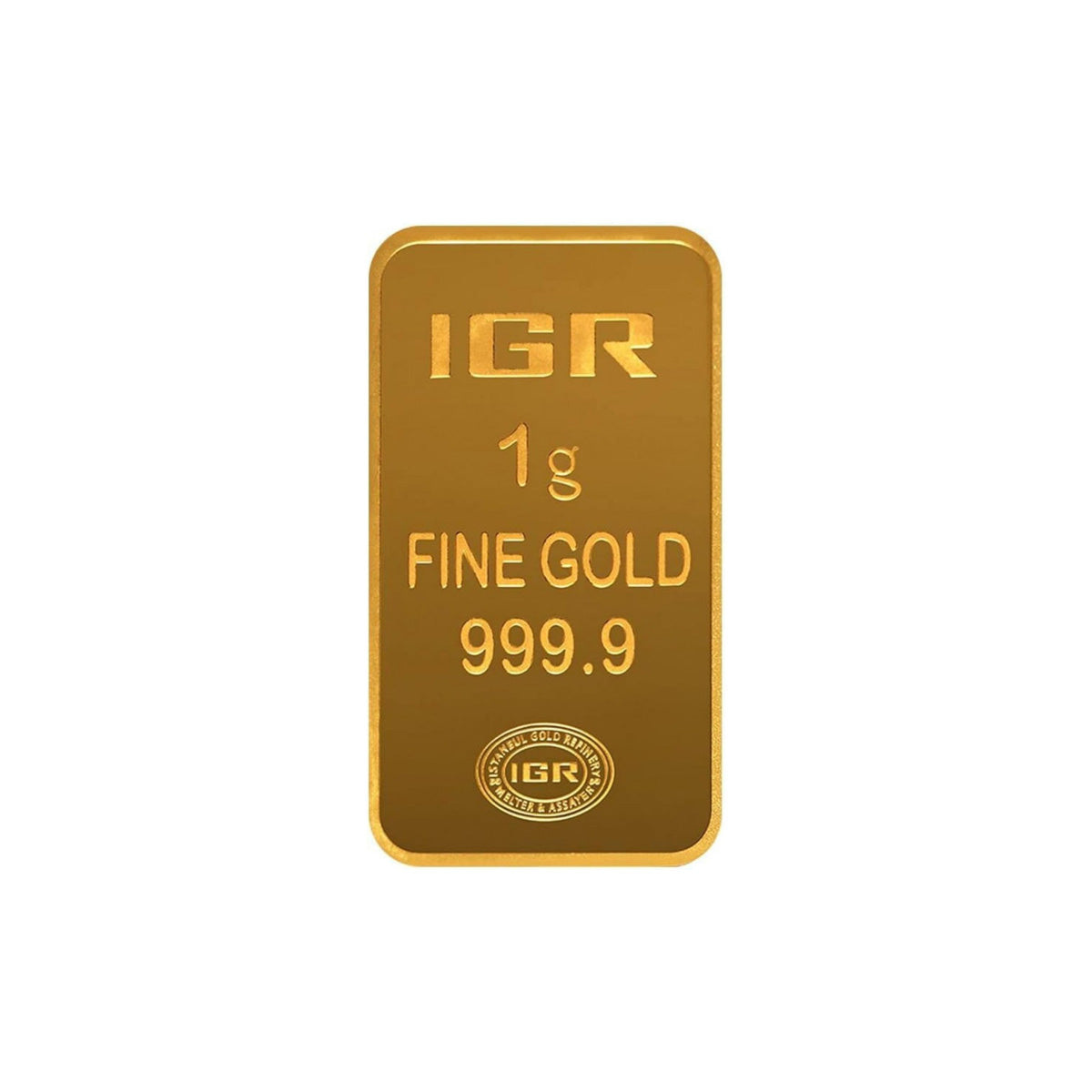 Istanbul Gold Refinery (IGR) 1g .999 Gold Bar (No Tax)