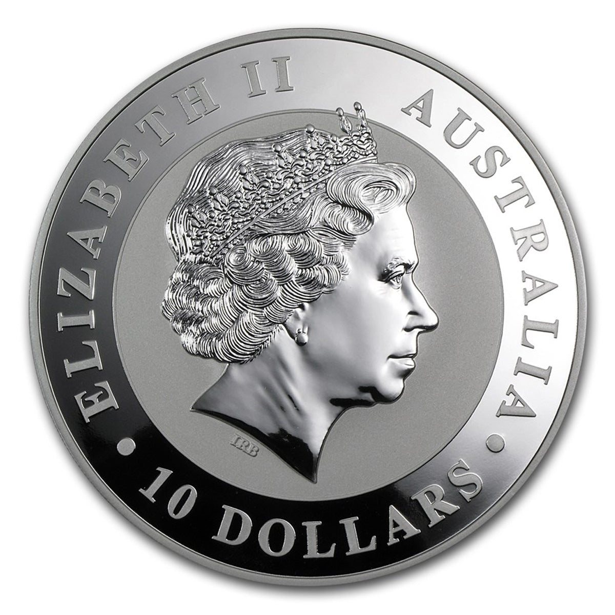 2012 Australia $10 Koala 10oz Silver (No Tax) Capsule Scuffs/Light Toning