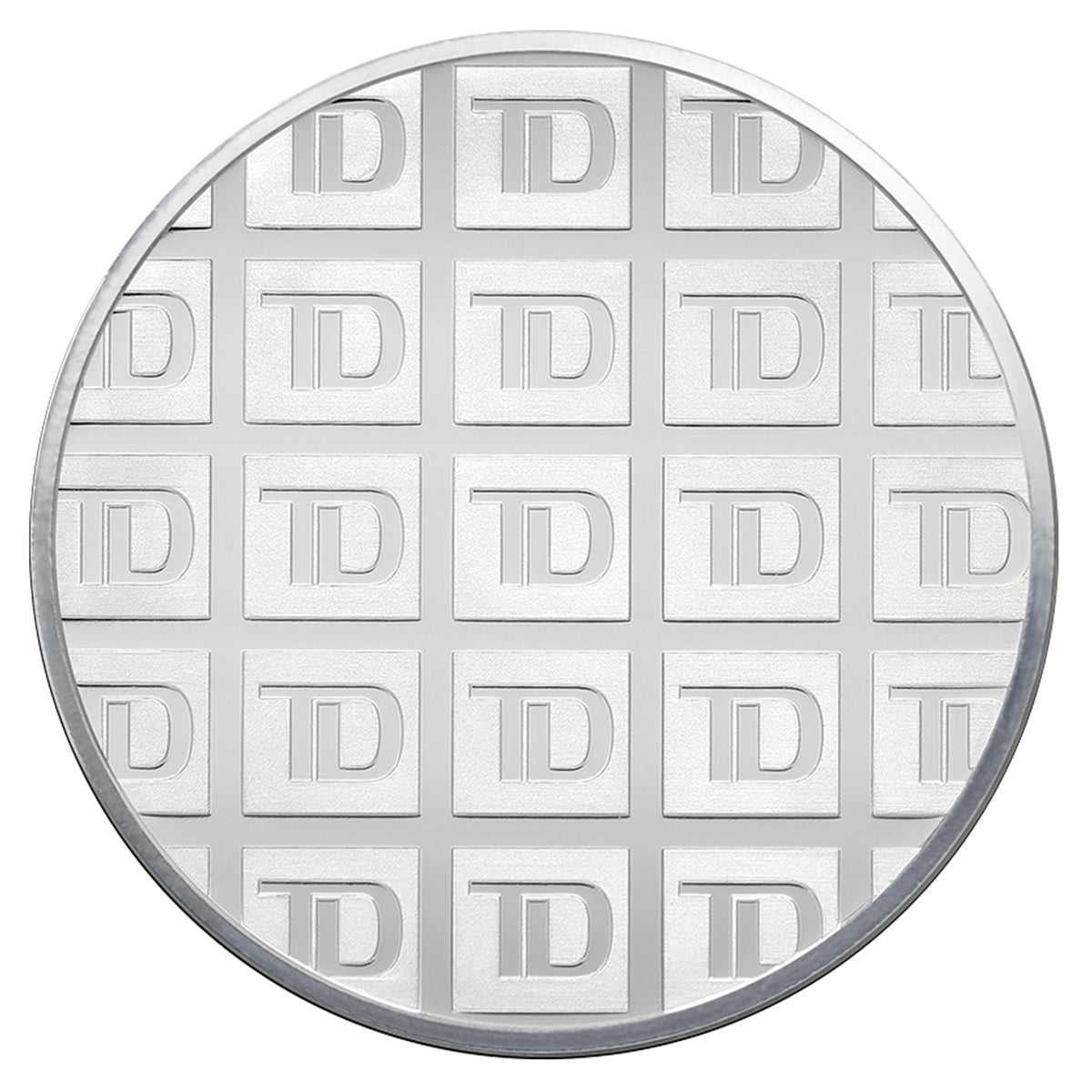 TD Bank 1oz .999 Silver Round (No Tax) Lightly Toned/Scratched