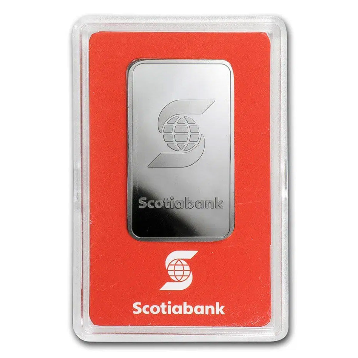 Valcambi Scotiabank 1oz .9995 Platinum Bar (No Tax) Package Scuffed - NO CREDIT CARDS or PAYPAL