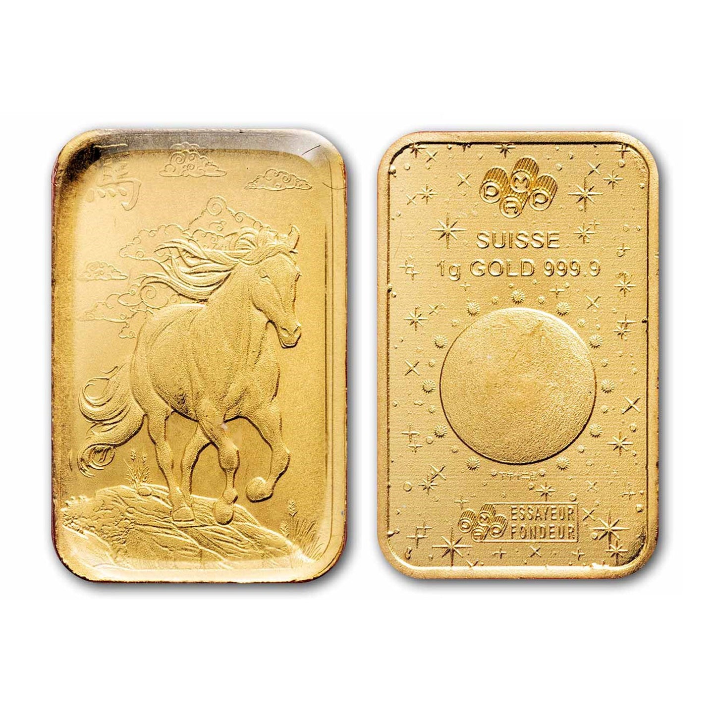 PAMP (2026) Lunar Year of the Horse 1 gram Gold Bar in Assay (No Tax)