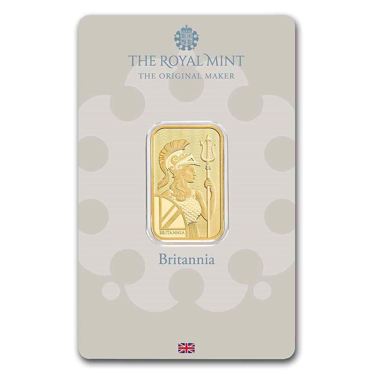 The Royal Mint 10g Britannia .9999 Gold Bar (No Tax) Package Scratched