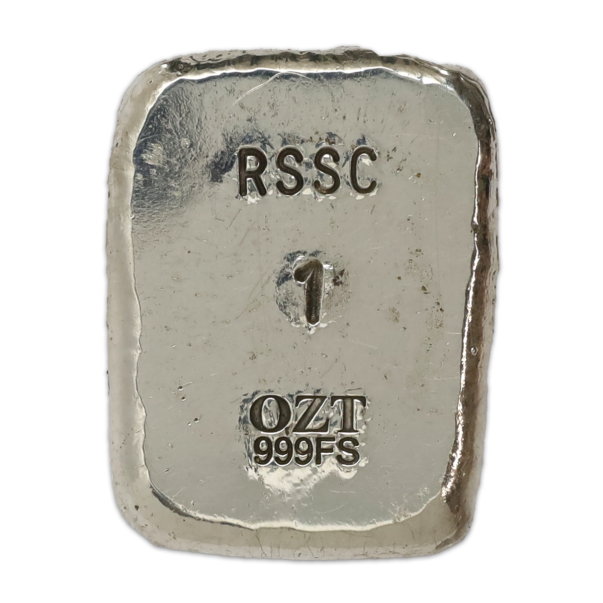 RSSC 1oz Skull Biker Bar .999 Fine Silver (No Tax)