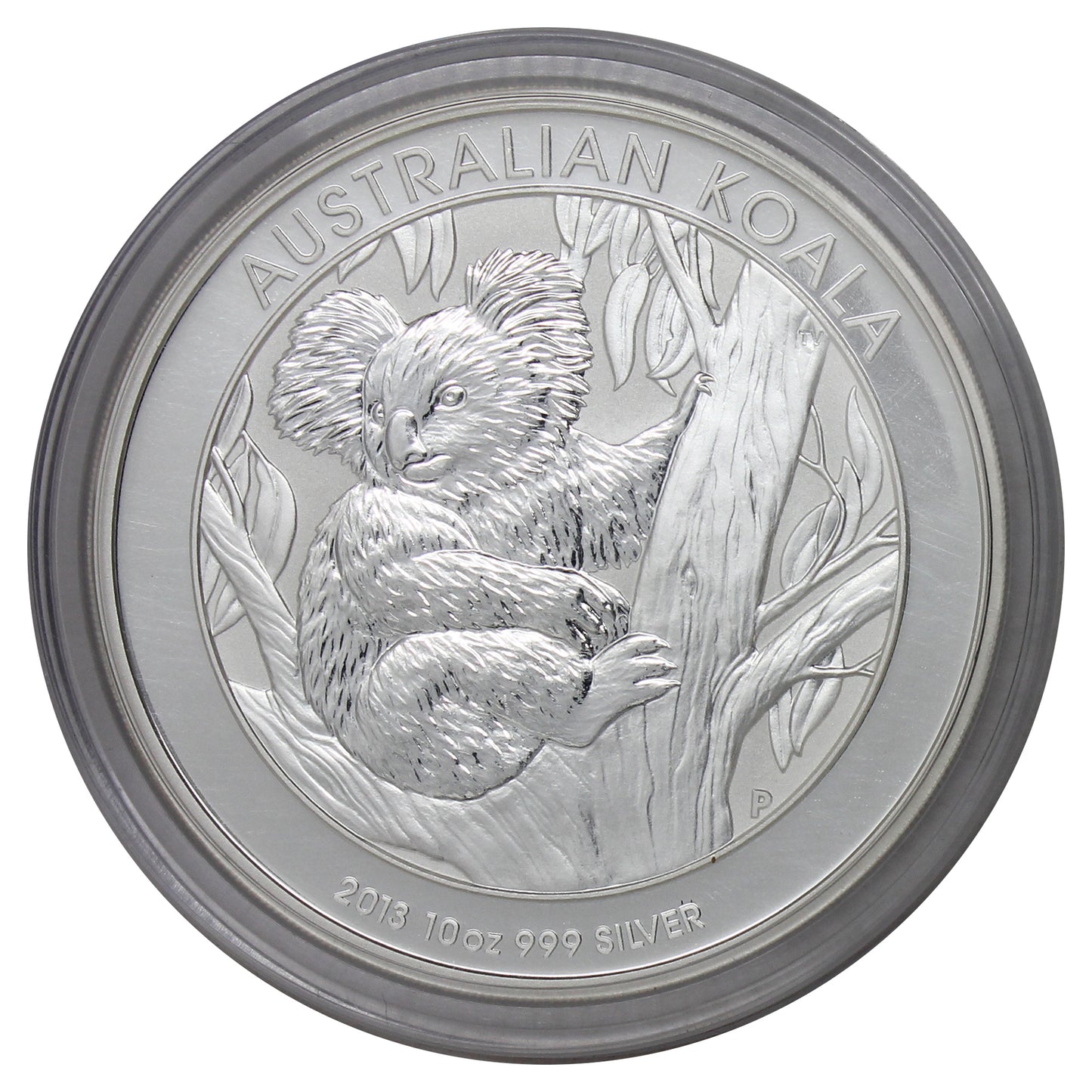 2013 Australia $10 Koala 10oz .999 Silver (No Tax) Capsule Scratched