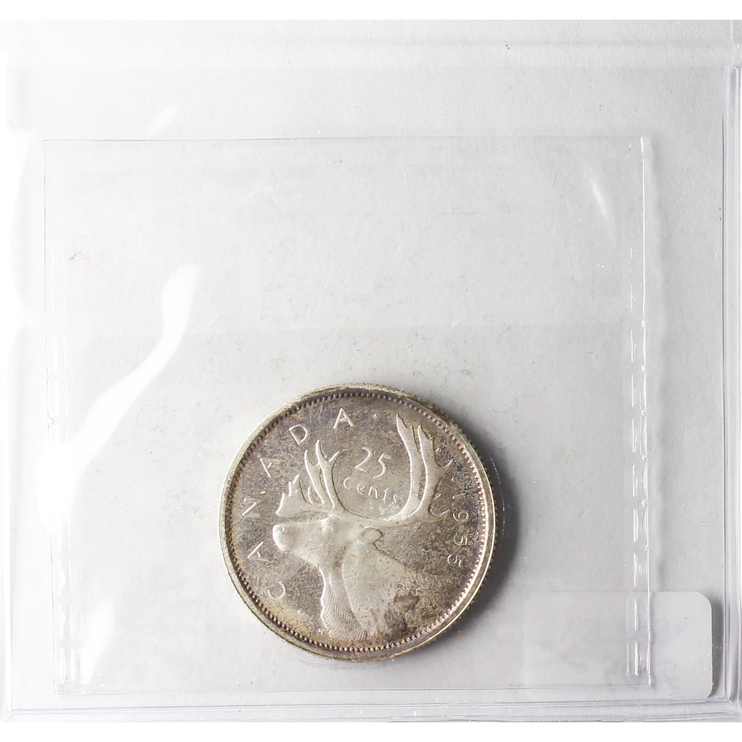 1955 Canada 25-cents ICCS Certified PL66 Heavy Cameo