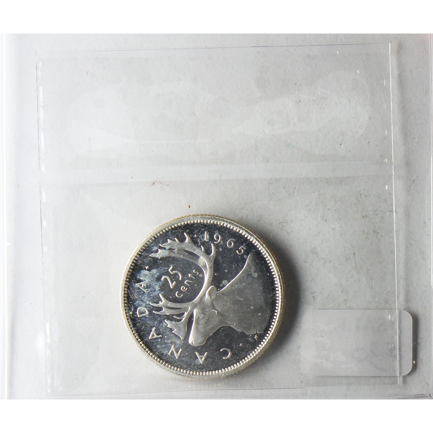 1965 Canada 25-cents ICCS Certified PL66 Heavy Cameo