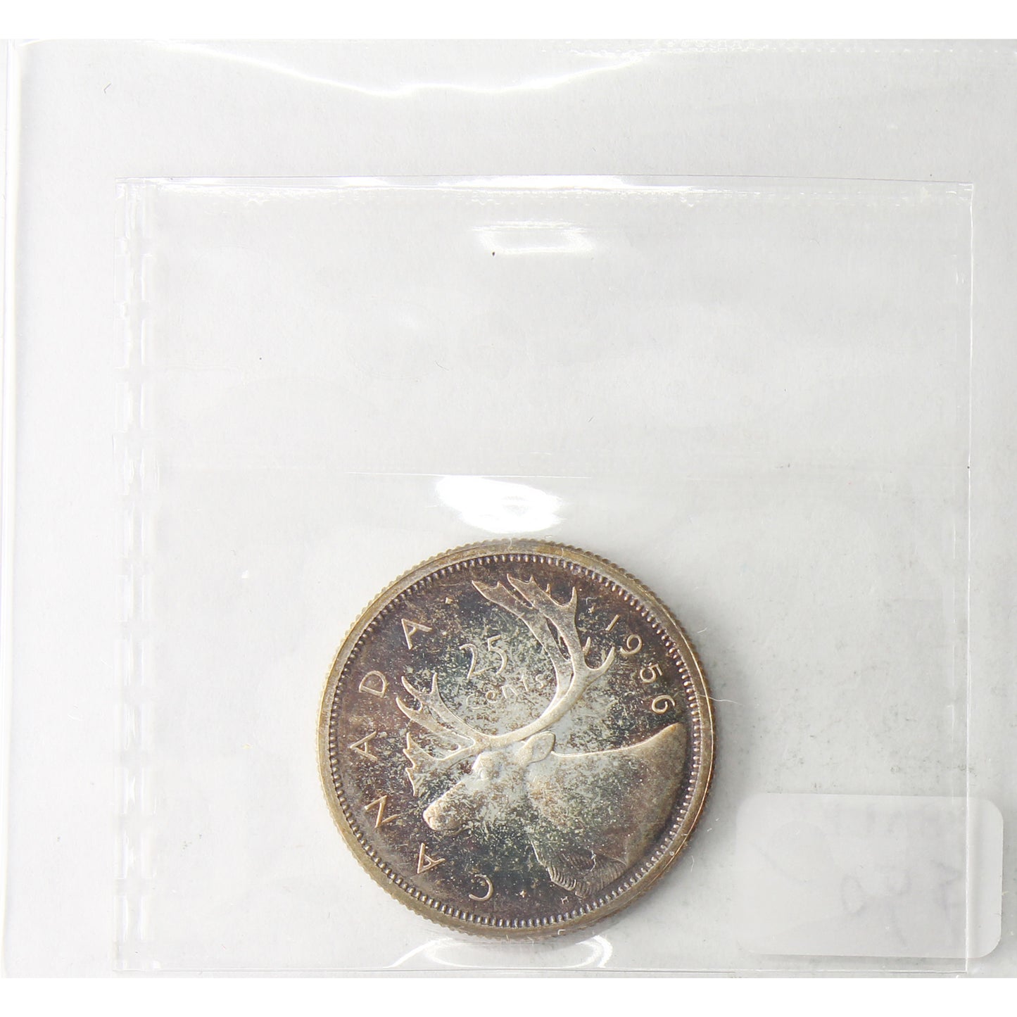 1956 Canada 25-cents ICCS Certified PL66 Heavy Cameo