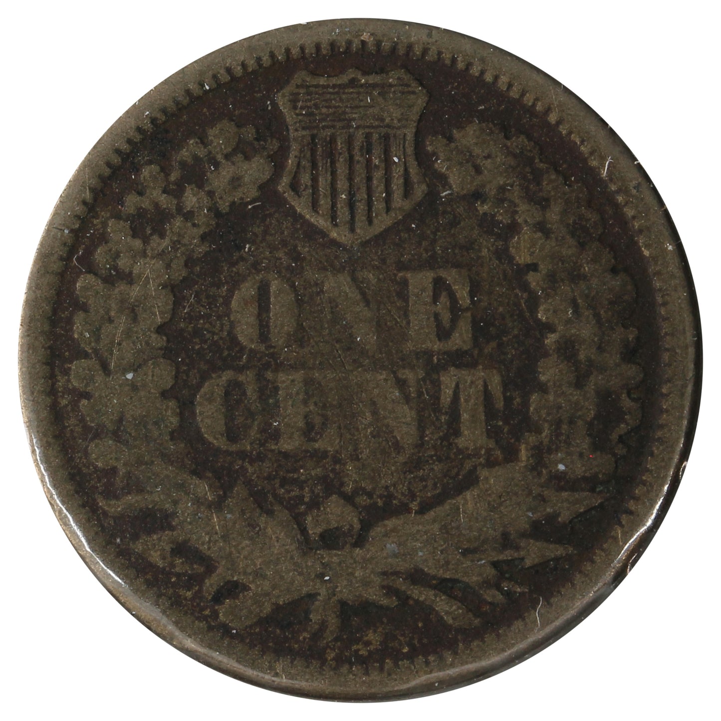 1862 USA Cent G-VG (G6) Scratched, Cleaned, or Impaired