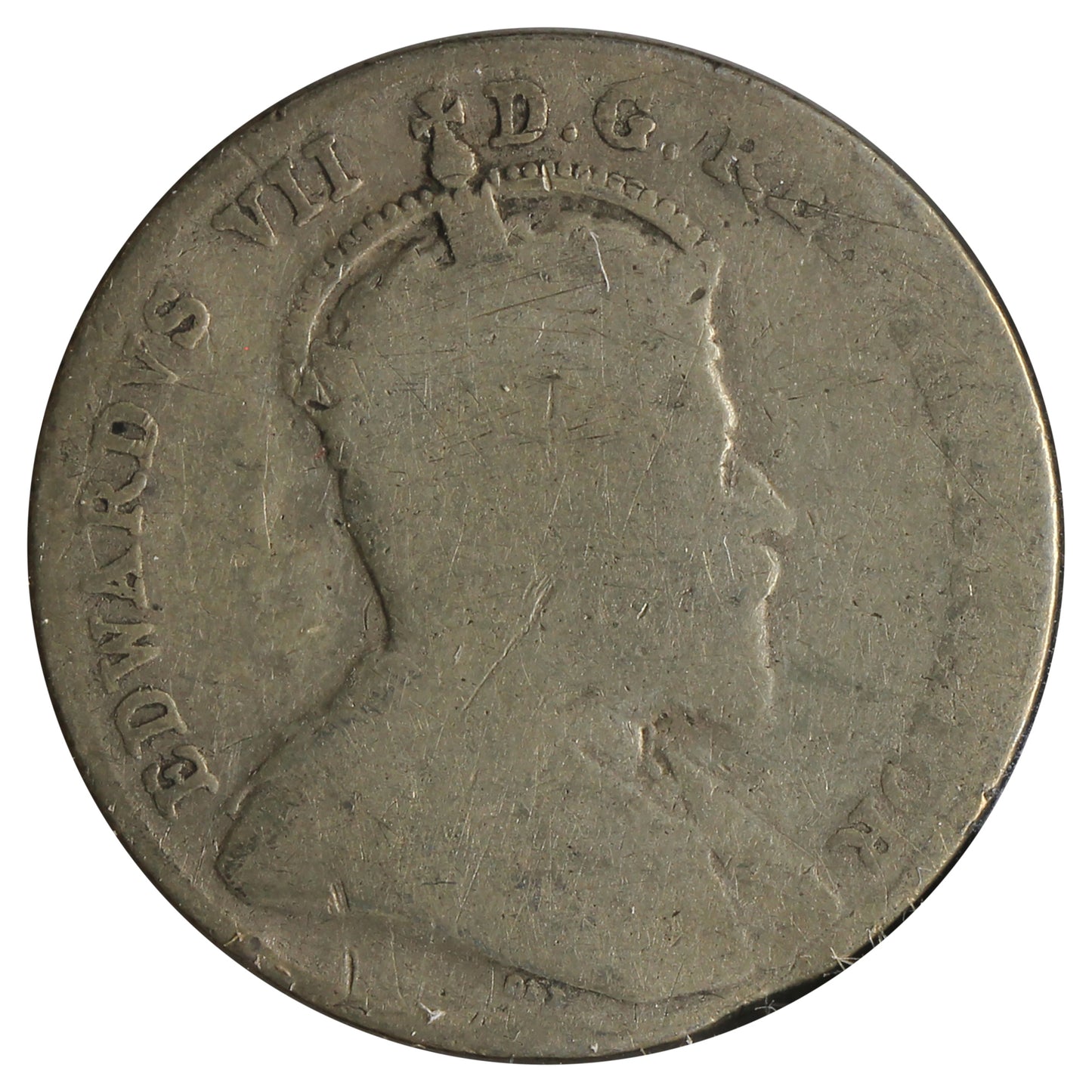 1909 Victorian Leaves Canada 10-cents About Good (AG-3) Scratched, Cleaned, or Impaired