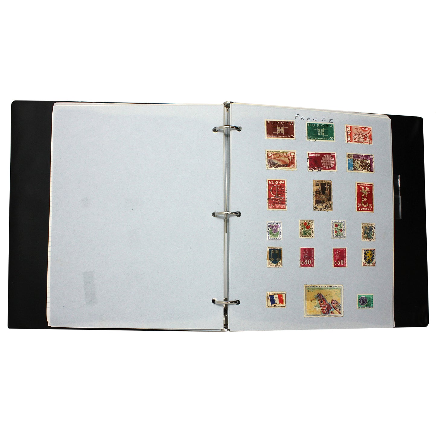 Lot of 510+ World Stamps, Mostly Cancelled, 510+Pcs in Binder