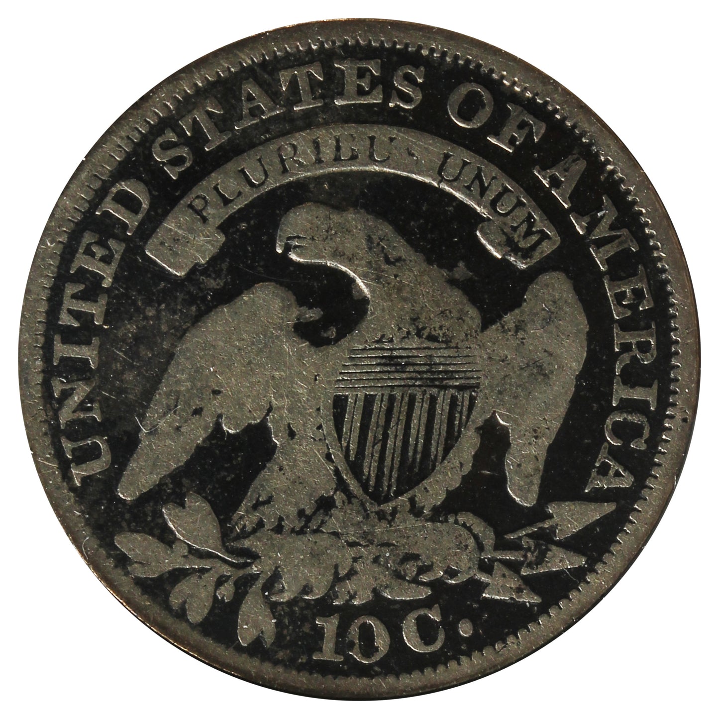 1835 USA Dime VG-F (VG10) Impaired