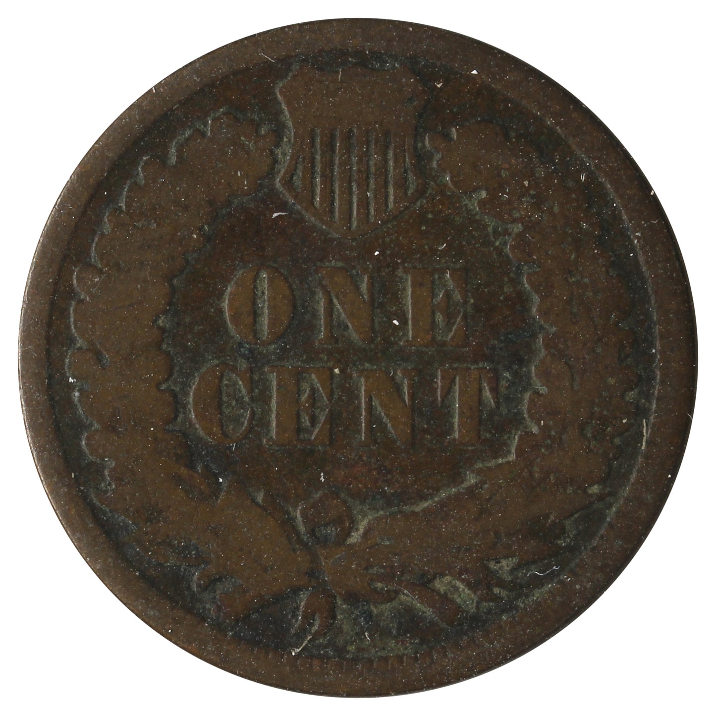 1886 Var.1 USA Cent G-VG (G4) Scratched, Cleaned or Impaired