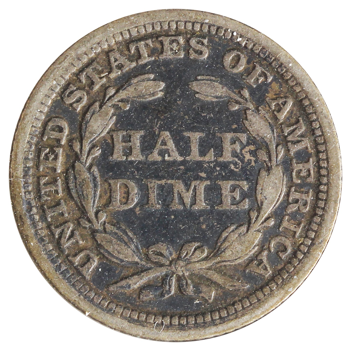1854 USA Half Dime VG-F (VG10) Impaired