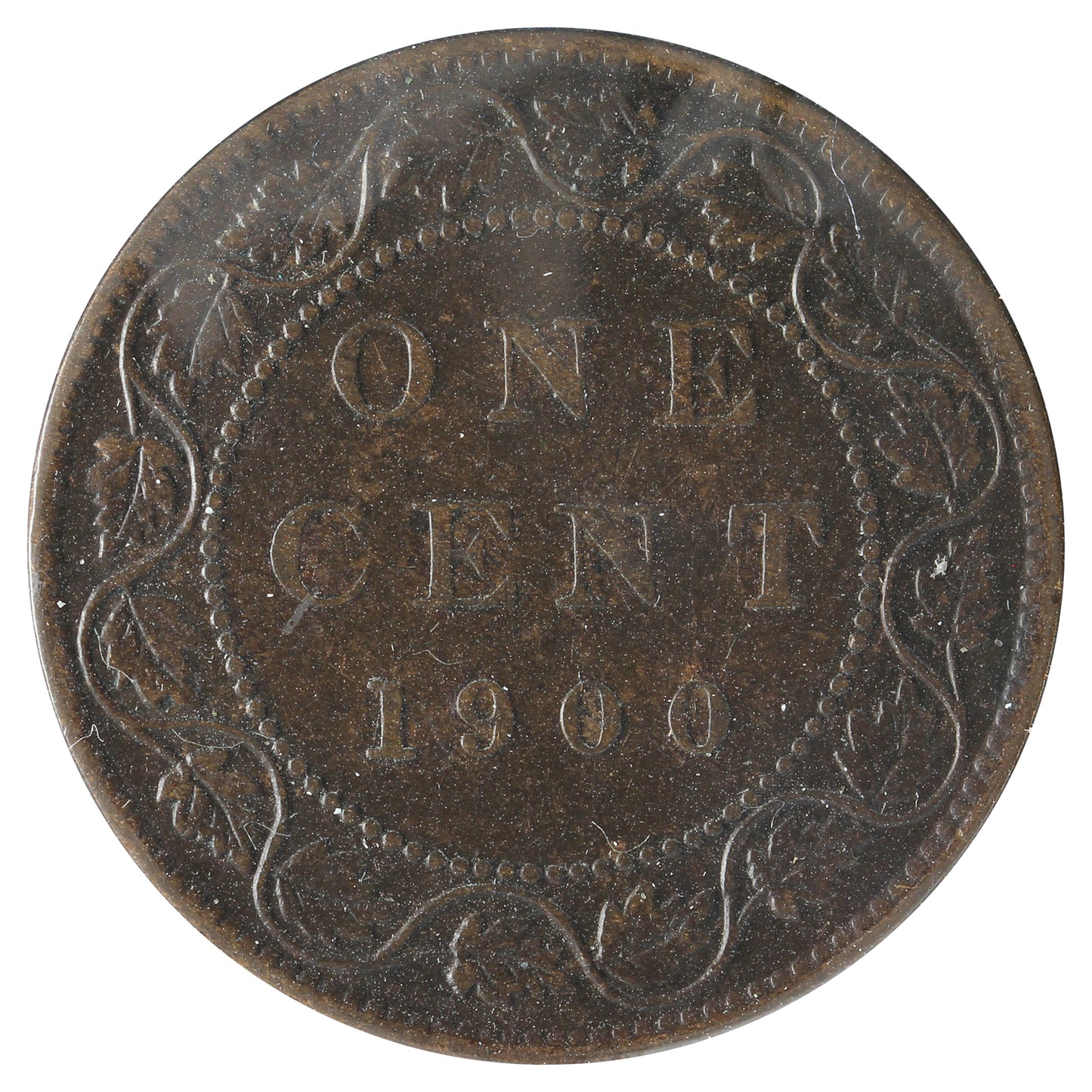 1900 Canada 1-cent VF-EF (VF30) Scratched