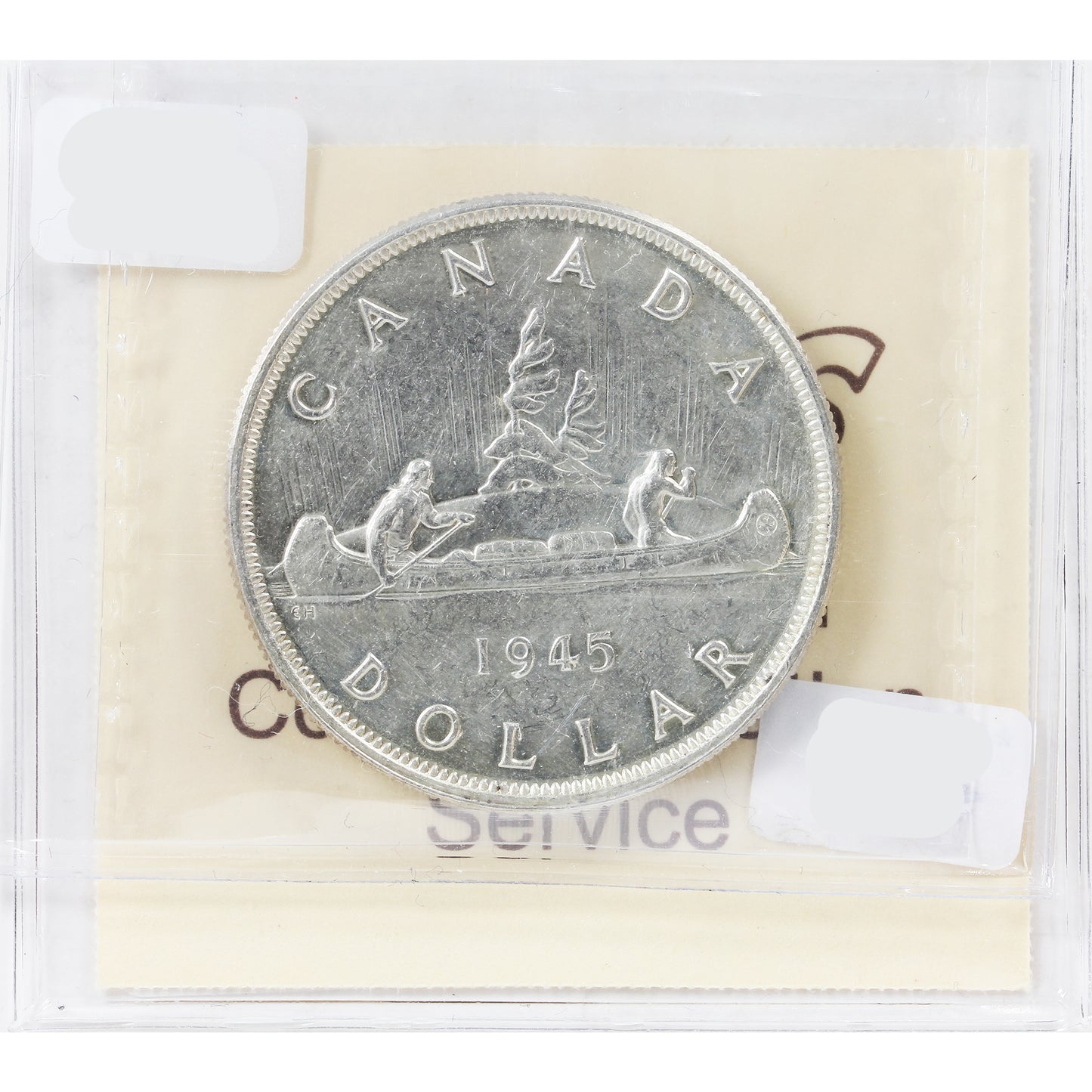 1945 Canada Dollar ICCS Certified EF40 (Cleaned)