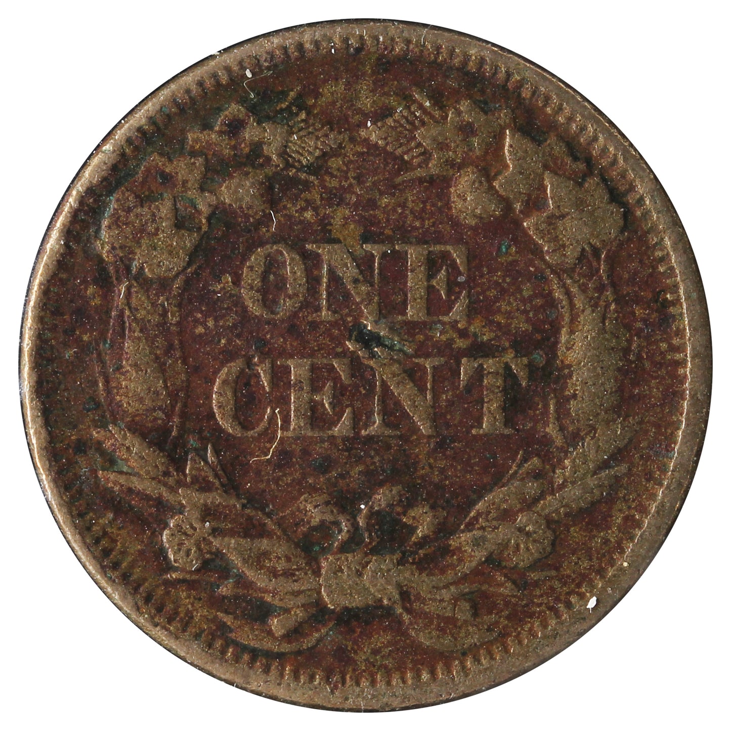 1858 Small Letters USA Cent VF-EF (VF30) Impaired