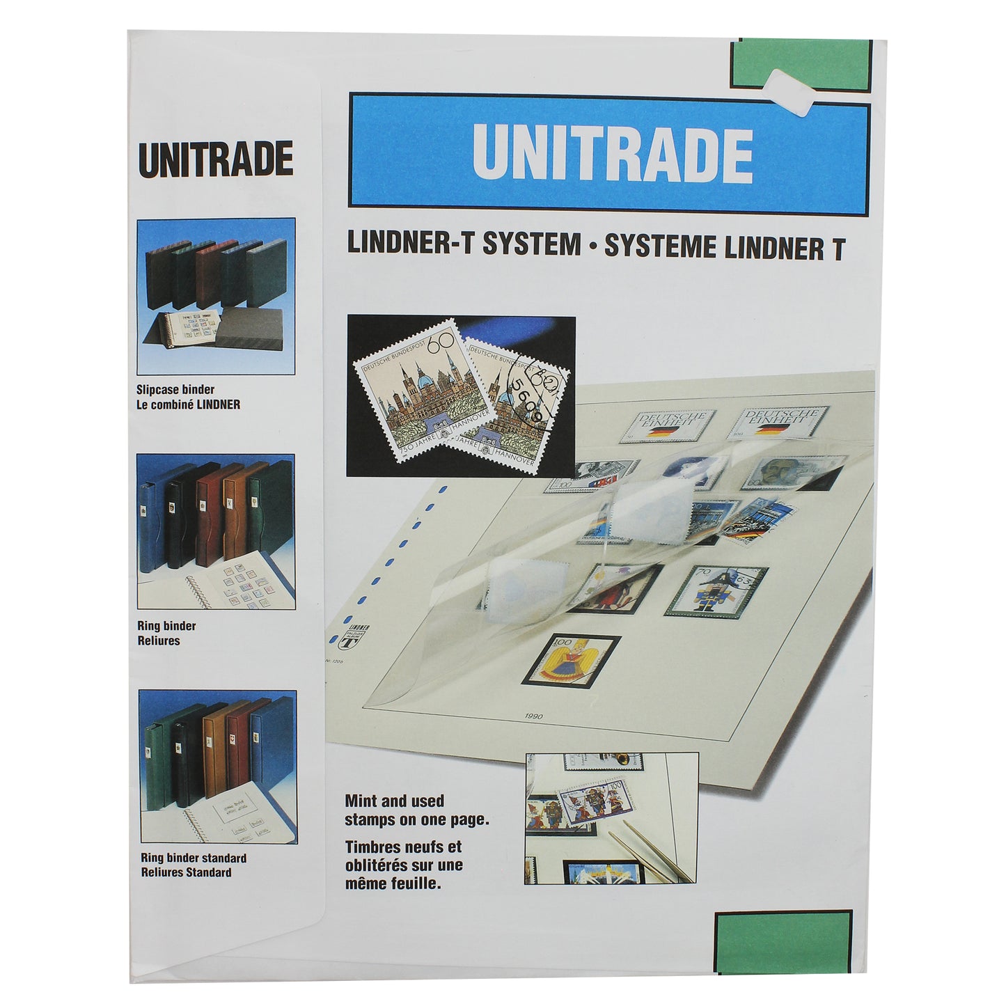 3-pocket pages (double sided) with black background. 5 pages included.
