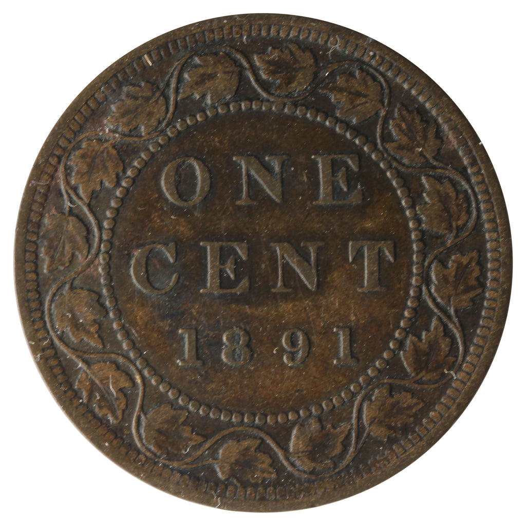 1891 SDLL Canada 1-Cent Very Fine (VF20)