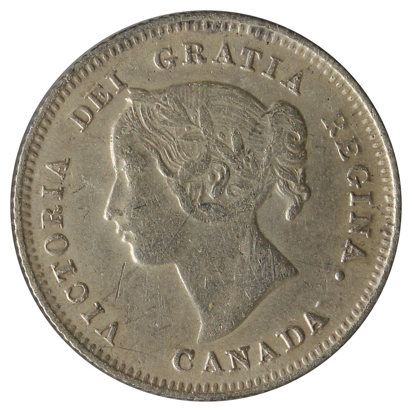 1899 Canada 5-Cents Extra Fine (EF40) Scratched, Cleaned or Impaired