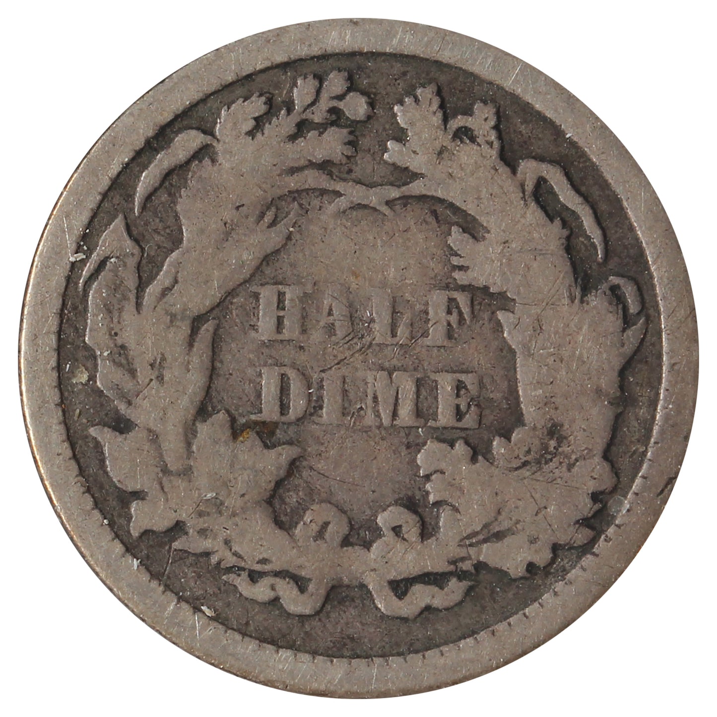 1872 USA Half Dime Good (G4) Bent