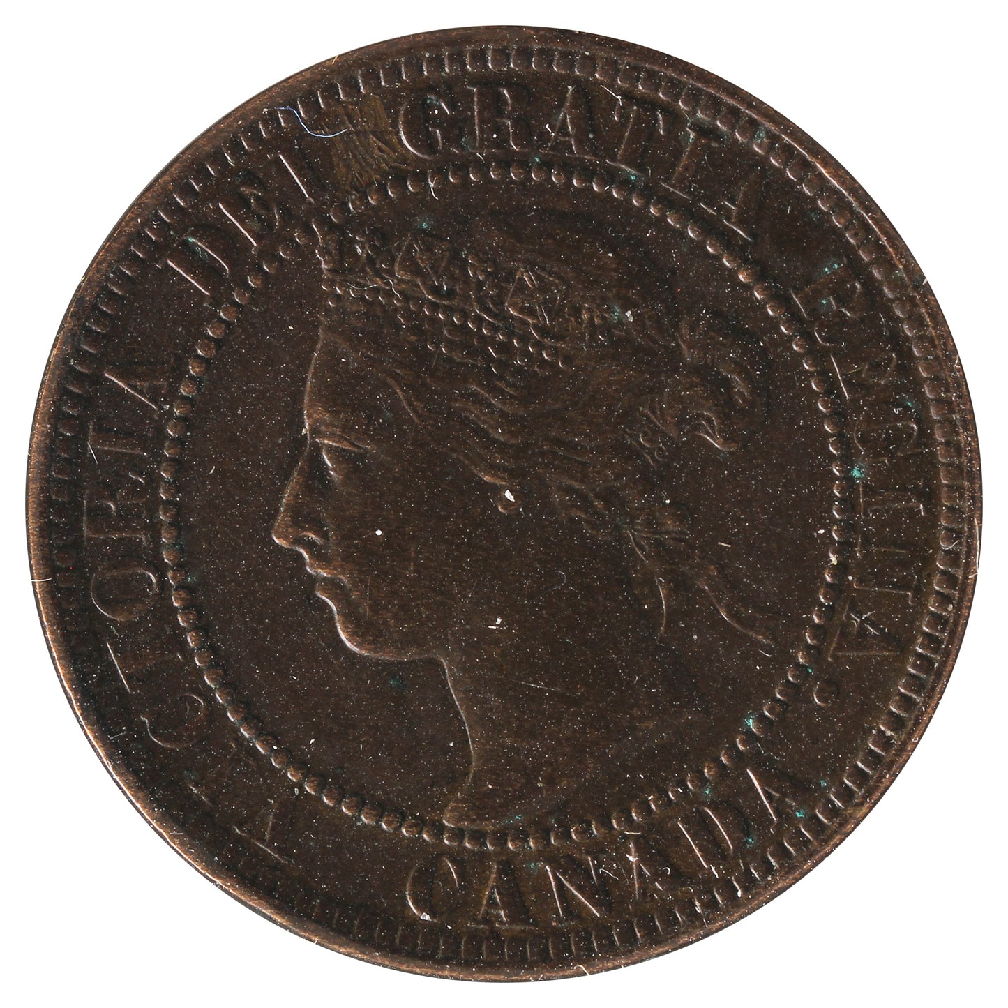 1900 Canada 1-Cent Extra Fine (EF40) Impaired