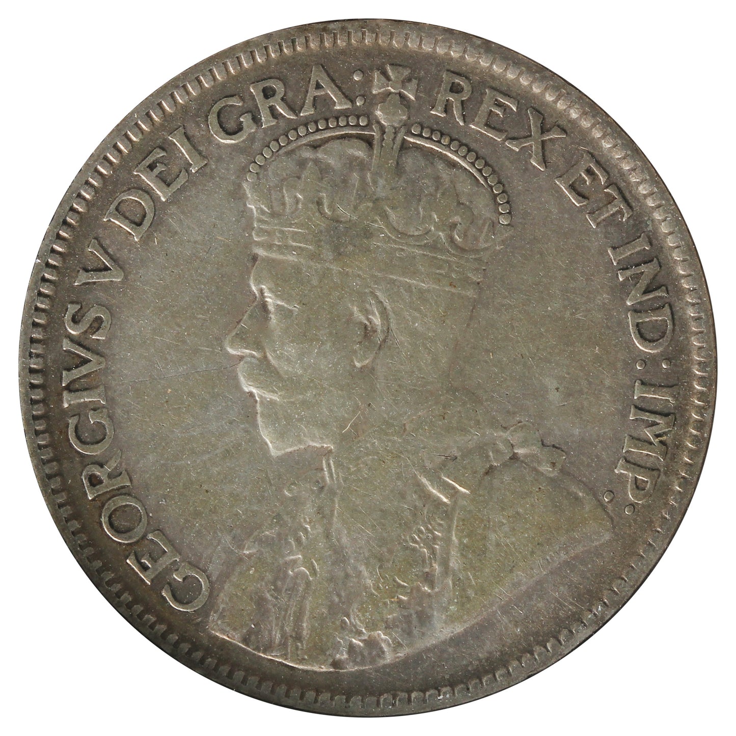 1927 Canada 25-Cents F-VF (F15) Scratched, marks, or impaired