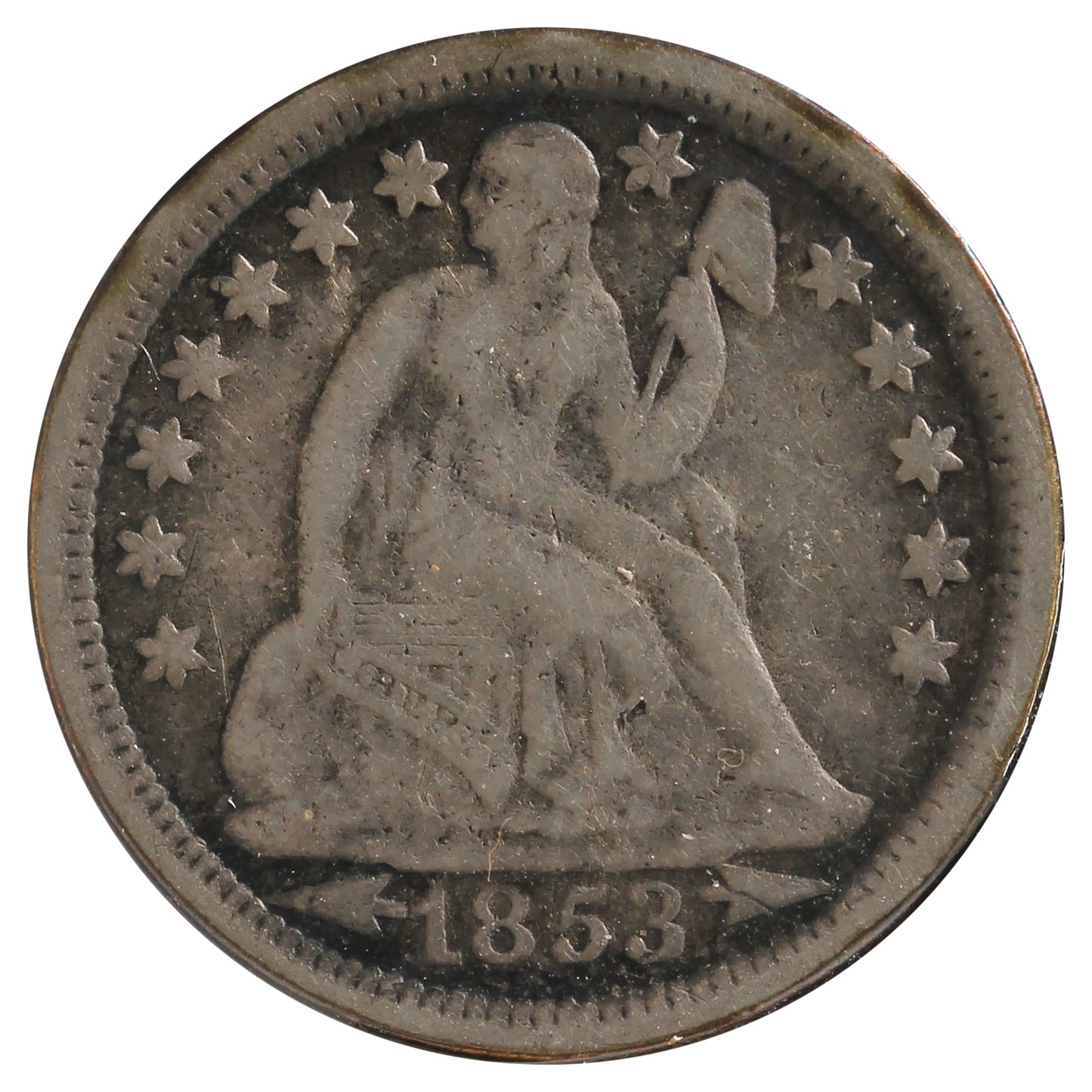 1853 USA Dime