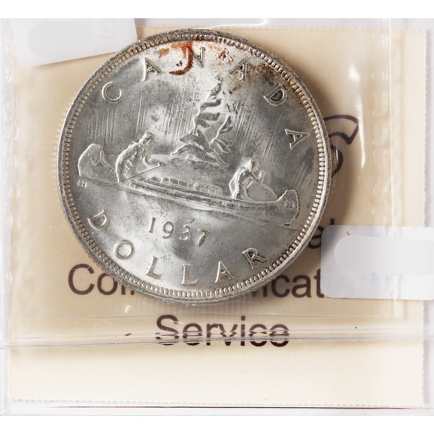 1937 Canada Dollar ICCS Certified MS64