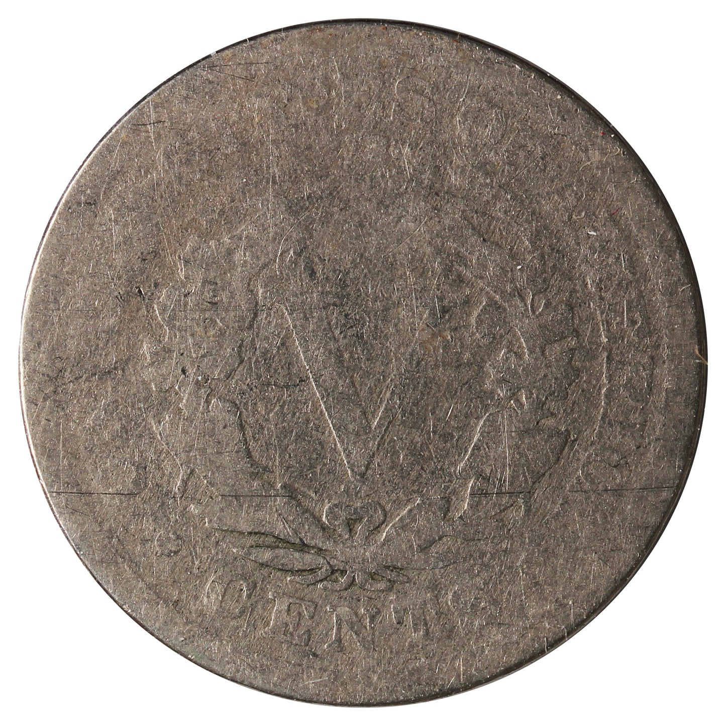 1899 USA Nickel About Good (G4) Scratched, Cleaned or Impaired